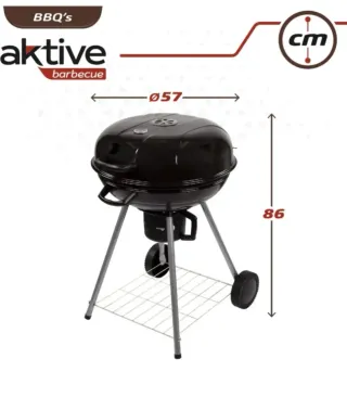 Aktive 52803 - Barbecue portatile a carbone
