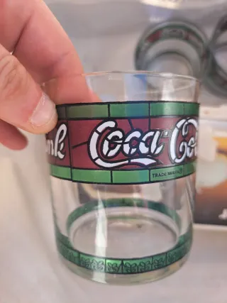 5 Bicchieri Coca Cola Vetro