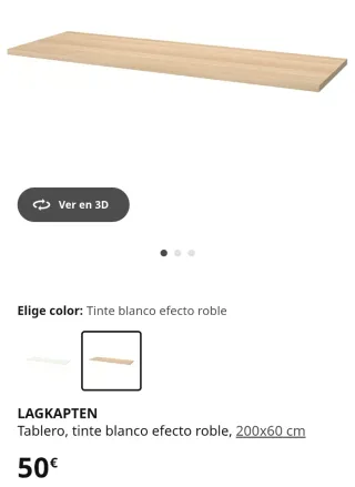 Tablero Escritorio Ikea LAGKAPTEN Madera