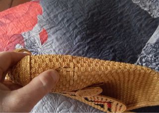 Borsetta paglia vintage estiva