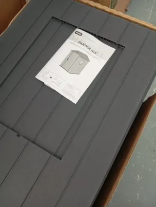 Caseta Jardín KETER Darwin 4x6 Gris