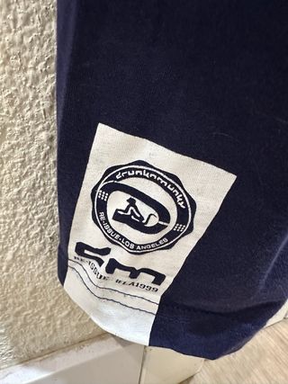 Camiseta Drunknmunky Los Angeles Azul Talla M