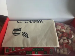 Coca-Cola Giochi delle Feste Set Dama Tombola Memo