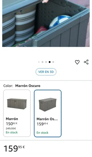 Baúl de jardín exterior gris LIFETIME