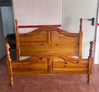 Cama de pino 135cm