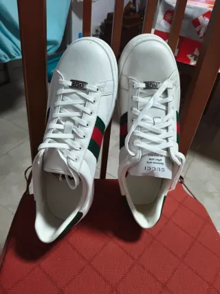 Zapatillas Gucci Ace Blancas
