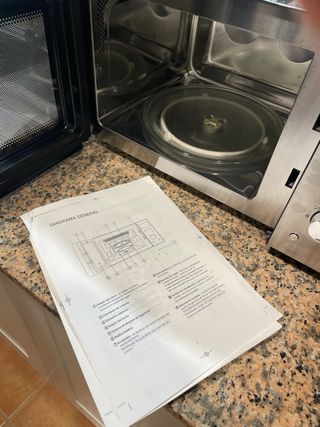 Microondas perfecto estado Grill Acero Inoxidable