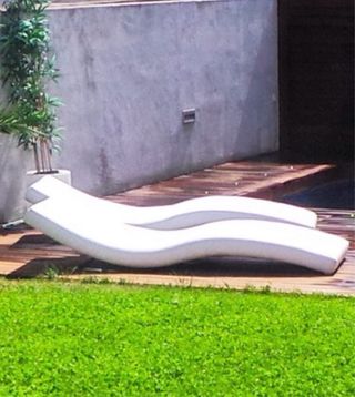 Tumbonas jardin forradas