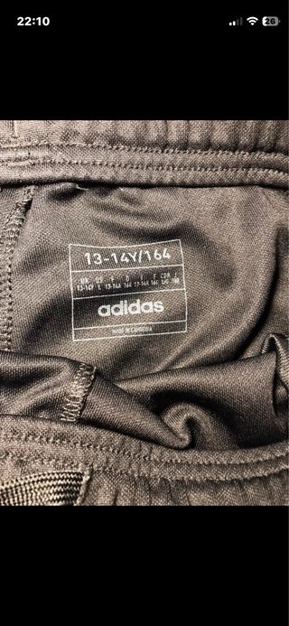 Pantalón Adidas Chándal Negro