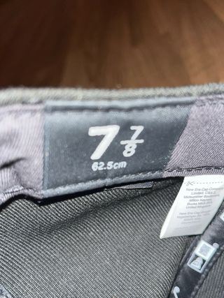 Gorra New Era LA Negra Talla 7 3/8