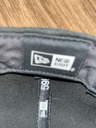 Gorra New Era LA Negra Talla 7 3/8