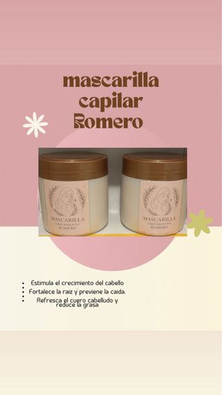 Mascarilla Capilar Romero Natural Artesanal