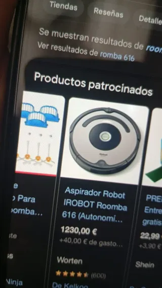 Robot aspirador Roomba 616