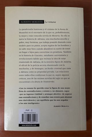 Libro “La Romana” Alberto Moravia