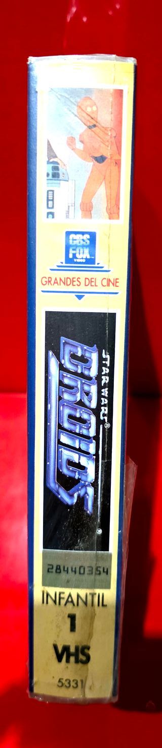 Star Wars Droids VHS (1985) CBS SIN DESPRECINTAR