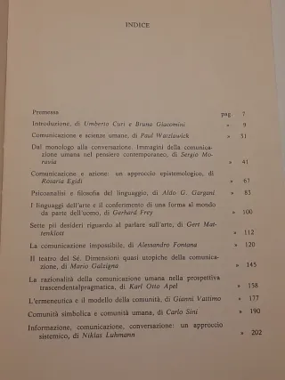 La comunicazione umana- autori vari
