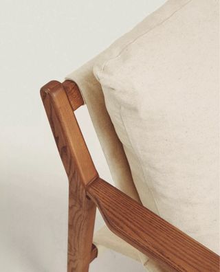Butaca Madera y Cojín Desenfundable ZARA HOME