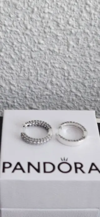 Pendientes Pandora Plata Circonitas