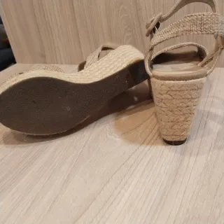 Zapatos esparto plataforma cuña T37