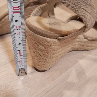 Zapatos esparto plataforma cuña T37