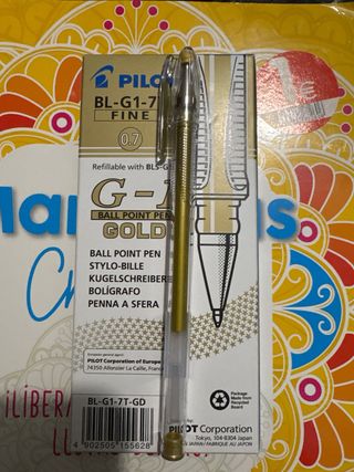 Bolígrafo Pilot G-1 Gold