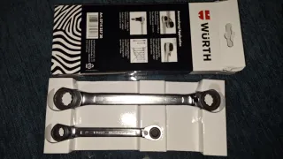 Juego llaves carraca doble Wurth Zebra 8-19mm