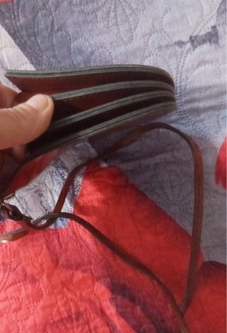 Mini borsa tracolla donna vintage marrone