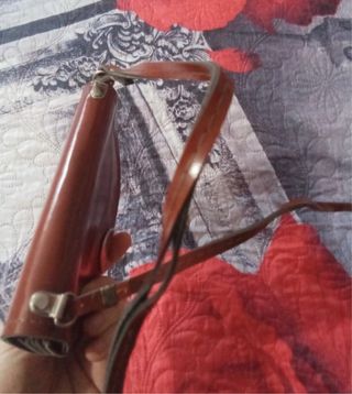 Mini borsa tracolla donna vintage marrone