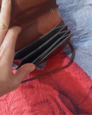 Mini borsa tracolla donna vintage marrone