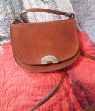 Mini borsa tracolla donna vintage marrone