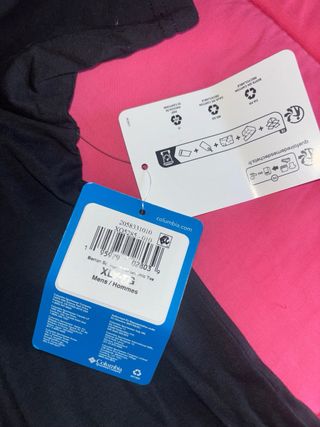 Camiseta Columbia Negra Talla M