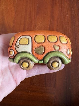 THUN Pulmino Camioncino Arancione Cuori Oro