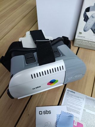 SBS – Gafas de realidad virtual y joystick para smartphones