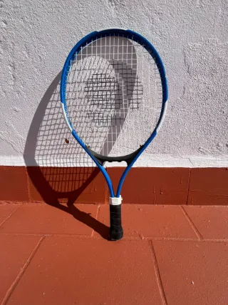 Raqueta de tenis azul para niño