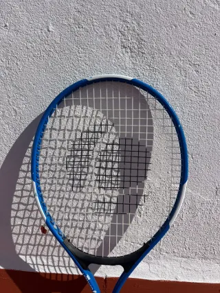 Raqueta de tenis azul para niño