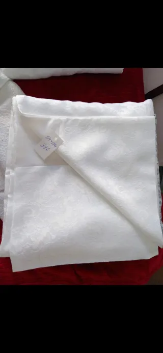 Pañolón blanco 55x175