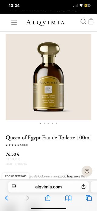 Alqvimia Reina de Egipto Eau de Toilette 100ml