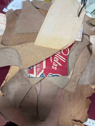 Facturas antiguas zapatero vintage