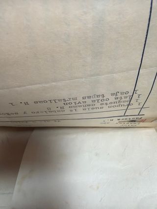 Facturas antiguas zapatero vintage