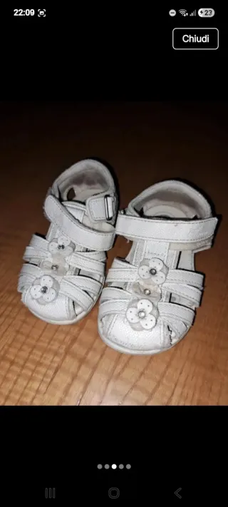 Scarpe bambina tennis eleganti sandalo