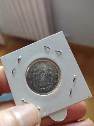 Peseta Alfonso XII 1883