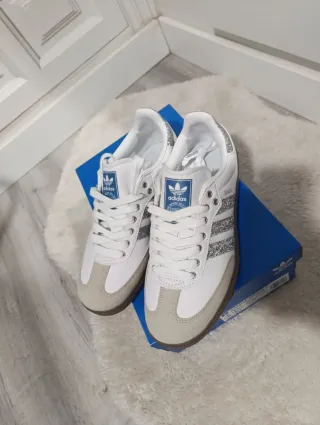 Adidas Samba Purpurina Plata Talla 39