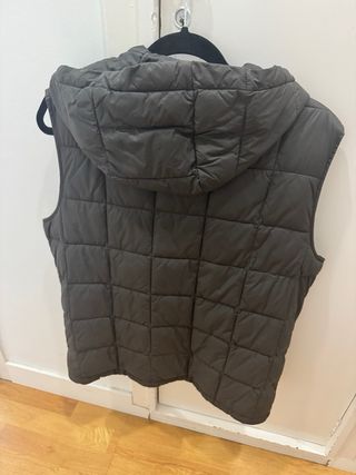 Chaleco Massimo Dutti Marrón Capucha