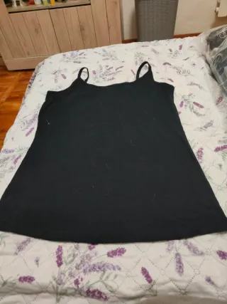 Canottiera nera donna