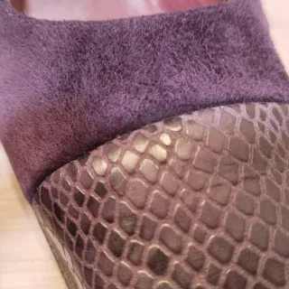 Zapatos morados T37 El Corte Inglés punta cuadrada