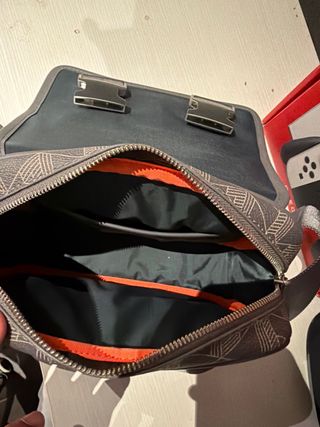 Bandolera Lacoste Gris/Beige