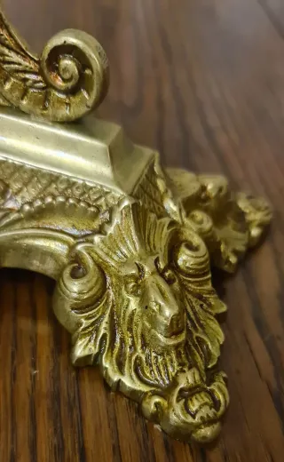 Specchio da toeletta antico dorato