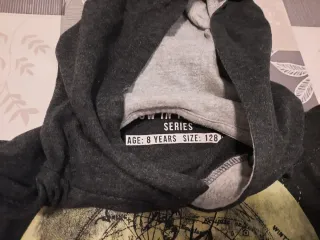 3 felpe invernali bambino 6-7 anni + 1 omaggio