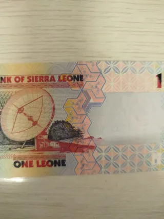 Billete 1 Leone Sierra Leona