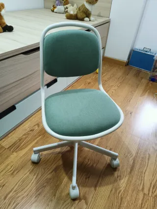 Silla Escritorio Infantil IKEA ORFJALL Verde